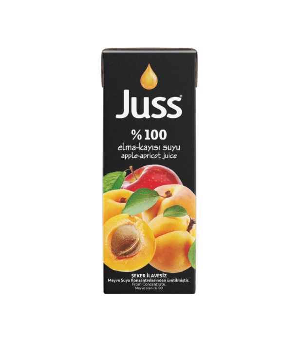 Juss %100 Elma & Kayısı 200 ml