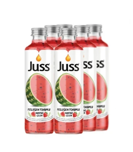 Juss Watermelon & Strawberry Basil Seed Drink 250 ml