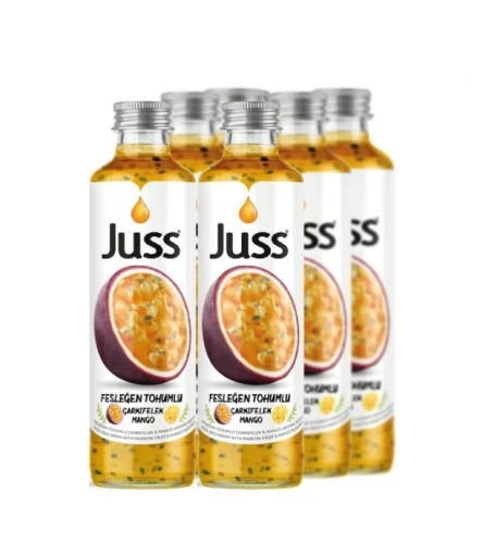 Juss Passion Fruit & Mango Basil Seed Drink 250 ml